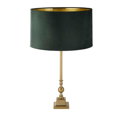 Searchlight Gouden tafellampWhitby met groene kap - EU81214GR