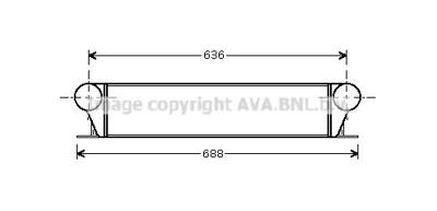 Intercooler, inlaatluchtkoeler BW4253 Intercooler, inlaatluchtkoeler BW4253