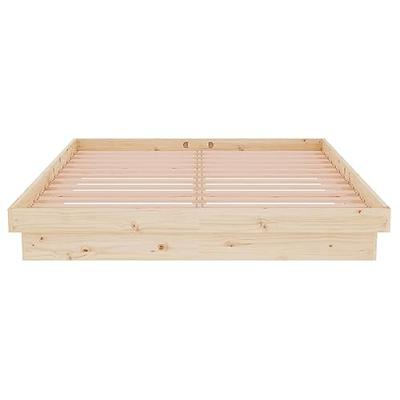 Bedframe massief hout 140x190 cm