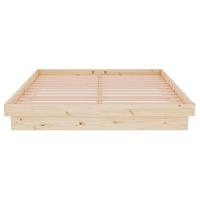Bedframe massief hout 140x190 cm - thumbnail