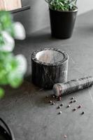 Keuken vijzel Wenko 55080100 Marmer - thumbnail