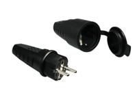 Rubber stekker rand/pen-aarde - thumbnail