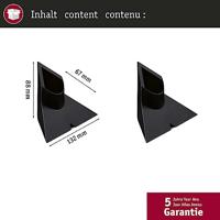 Paulmann 78874 Houder (l x b x h) 132 x 132 x 88 mm 2 stuk(s) - thumbnail
