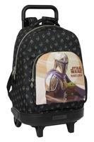Schoolrugzak met Wielen The Mandalorian This is the way Zwart 33 X 45 X 22 cm - thumbnail