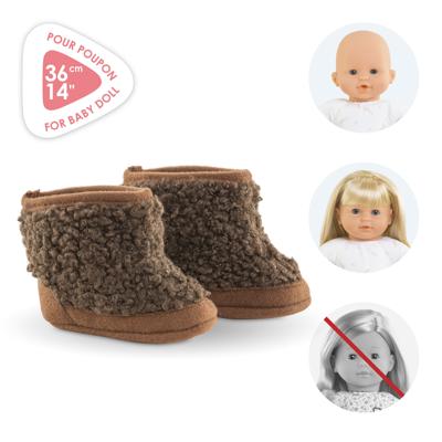 Corolle schapenvachten poppenschoenen - 36cm