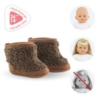 Corolle schapenvachten poppenschoenen - 36cm - thumbnail