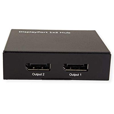 VALUE DisplayPort Video-Splitter, met hub funktie, 2voudig