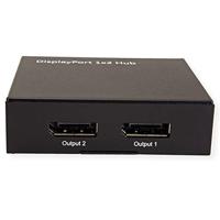 VALUE DisplayPort Video-Splitter, met hub funktie, 2voudig - thumbnail