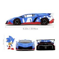 Sonic the Hedgehog DieCast Model Car - Lamborghini Veneno - thumbnail
