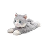 Warmies knuffel kat 30cm grijs, wit - thumbnail
