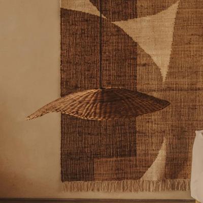 Kave Home Lampenkap 'Bisbal' Rotan, Ø80cm (excl. fitting)