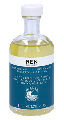 REN Atlantic Kelp & Microalghae Anti-Fatigue Bath Oil 110ml Make-up verwijderaar en reiniger