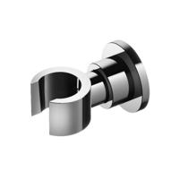 Wandsteun Hotbath Mate Rond Geborsteld Nikkel - thumbnail