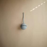 Siliconen fopspeenhouder MUSHIE blauw - thumbnail