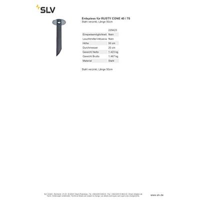 SLV Grondpin voorRustycone - 229423