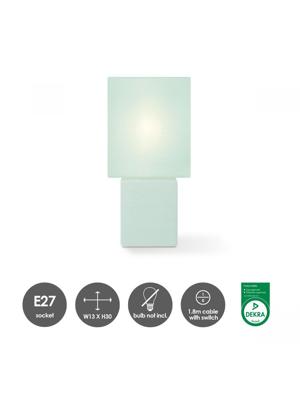 Home sweet home tafellamp Charm ↕ 30 cm - groen Home sweet home tafellamp Charm ↕ 30 cm - groen