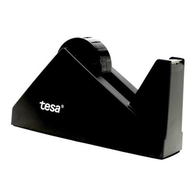 Tesa plakbandafroller Easy Cut Economy, zwart