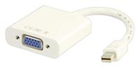 Valueline VLMB37850W02 0,20 m stekker naar bus Mini Displayport Adapter - Wit - thumbnail