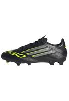 adidas F50 League Gras / Kunstgras Voetbalschoenen (MG) Zwart Zilver Neongeel - thumbnail