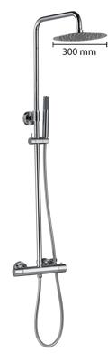 Best Design Regendoucheset Opbouw Paris-300 Thermostaatkraan Ø 30 cm Chroom Best Design Regendoucheset Opbouw Paris-300 Thermostaatkraan Ø 30 cm Chroom