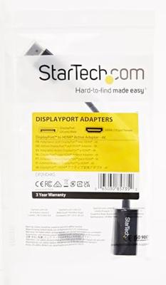 HDMI-Kabel Startech DP2HD4KS 150 cm Zwart HDMI-Kabel Startech DP2HD4KS 150 cm Zwart