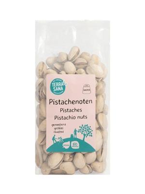 TerraSana Pistachenoten geroosterd met zout bio 200 Gram TerraSana Pistachenoten geroosterd met zout bio 200 Gram