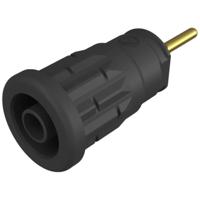 SKS Hirschmann SEP 2630 S1,9 Veiligheids-labconnector, female Bus, inbouw verticaal Stift-Ø: 4 mm Zwart 1 stuk(s) - thumbnail