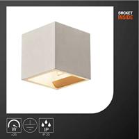 SLV WandlampSolid Cube Up-Down betongrijs - 1000910 - thumbnail