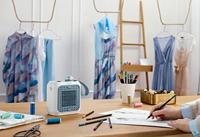 Delonghi HFX10B03.LB Keramische Ventilatorkachel 360W Blauw/Wit - thumbnail