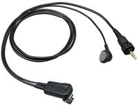 Kenwood EMC-13 in-ear hoofdtelefoon met microfoon en PTT voor Kenwood serie WD-K10 en TK-3601D - thumbnail