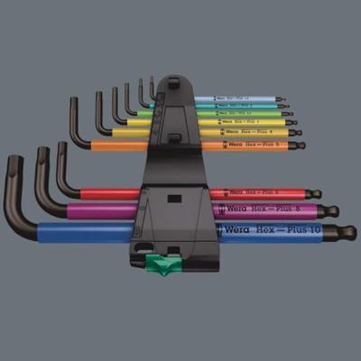Wera Inbussleutelset 950/9 Hex-Plus Multicolour 1 SB schroevendraaier - thumbnail