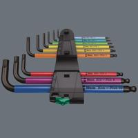 Wera 950/9 Multicolour BlackLaser Stiftsleutelset lang 9-delig - 05073593001 - thumbnail