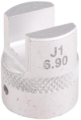 Bikeservice adapter adapter bst aluminum 6.9mm f bs5502