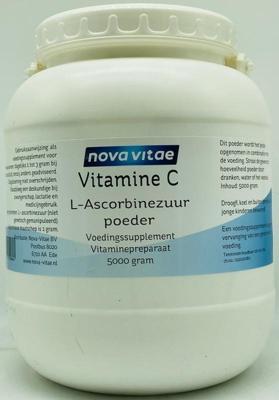 Nova Vitae Vitamine C ascorbinezuur poeder 5 Kilogram Nova Vitae Vitamine C ascorbinezuur poeder 5 Kilogram