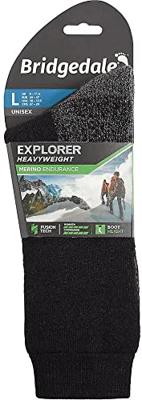 Bridgedale Heavyweight Merino Performance Boot Heren Wandelsok Black M Bridgedale Heavyweight Merino Performance Boot Heren Wandelsok Black M