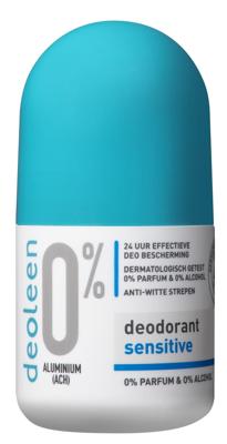 Deoleen Deodorant roller 0% sensitive 50 Milliliter