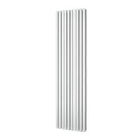 Handdoekradiator Siela Dubbel 1800 x 462 mm Parelgrijs (Pearl grey) - thumbnail