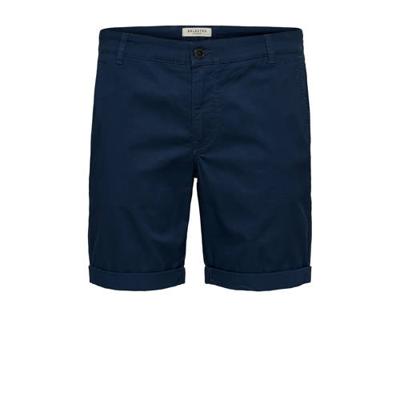 SELECTED HOMME regular fit chino short Paris estate blue