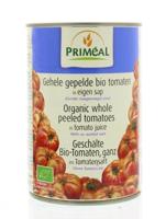 Primeal Gepelde tomaten zonder zout bio 400 Gram - thumbnail