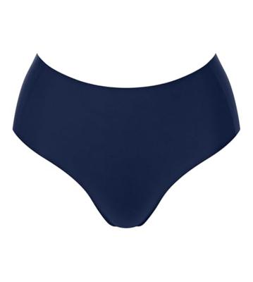 Zero Feel taille slip dames 2.0 - High waist - Hoge naadloze dames onderbroek - Katoenen kruisje - Schijnt niet door - Zwart - Huidskleur -