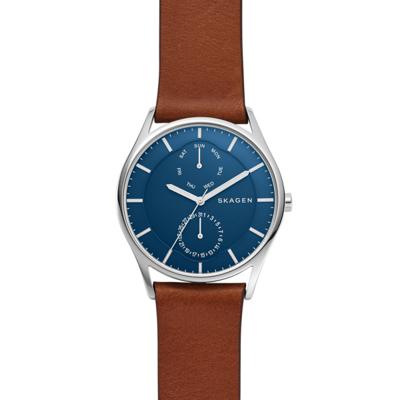 Horlogeband Skagen SKW6449 Leder Cognac 22mm Horlogeband Skagen SKW6449 Leder Cognac 22mm