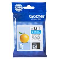 Brother inktcartridge, 200 pagina&apos;s, OEM LC-3211C, cyaan - thumbnail