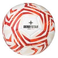 Derbystar Voetbal Junior S-Light Wit Rood V25 1765 - thumbnail