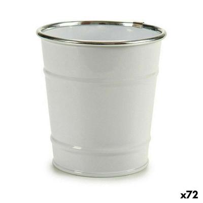 Grondlegger Ibergarden Wit Zilverkleurig Zink Kubus 10,5 x 10,5 x 10,5 cm (72 Stuks)