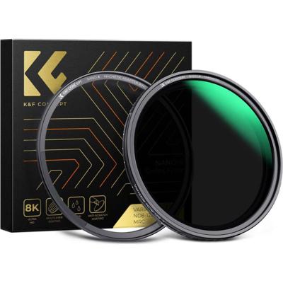 K&F Concept Variabel ND Filter ND8-128 Nano X magnetic 67mm K&F Concept Variabel ND Filter ND8-128 Nano X magnetic 67mm