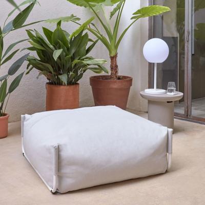 Kave Home Modulaire Outdoor Bank 'Square' Poef, kleur Lichtgrijs Kave Home Modulaire Outdoor Bank 'Square' Poef, kleur Lichtgrijs