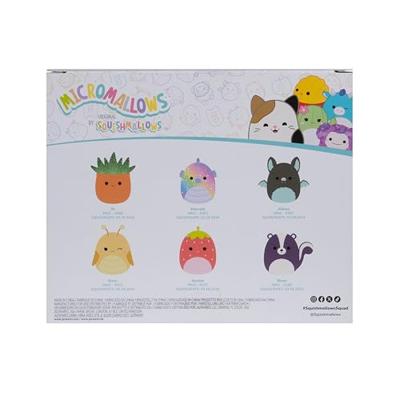 Micromallows Squishmallows knuffel 6-pack Greer - 6 cm