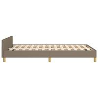 Bedframe zonder matras 120x200 cm stof taupe - thumbnail