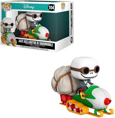Disney The Nightmare Before Christmas Funko Pop Vinyl: Jack Skellington in Snowmobile