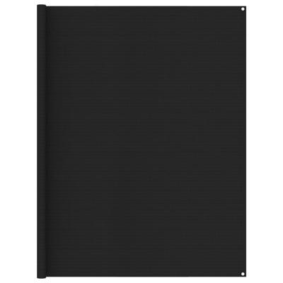 VidaXL Tenttapijt 250x450 cm zwart